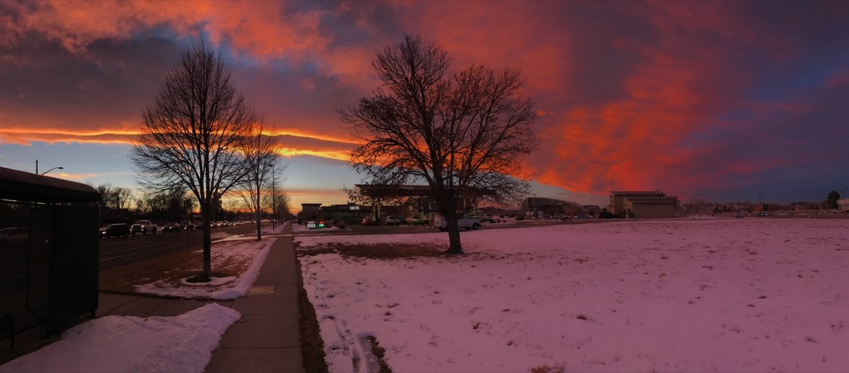 Denver sunset 1